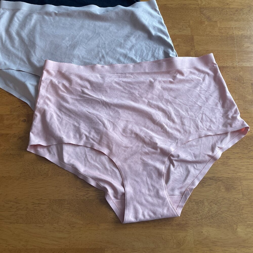 NWOT Set of 3 - Size Large sophie b. black, blush pink, and nude briefs - Picture 2 of 13